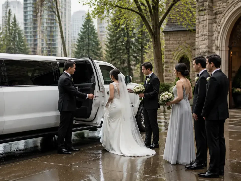 Vancouver wedding transportation timeline